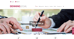 Desktop Screenshot of denninglegal.com