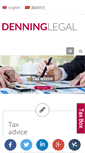 Mobile Screenshot of denninglegal.com